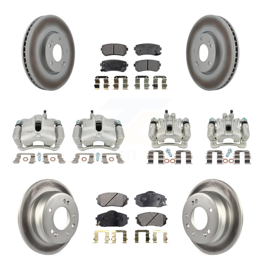 Transit Auto KCG-100878T Disc Brake Kit for 2012-2016 Kia Sportage, Hyundai Tucson - Front and Rear product image