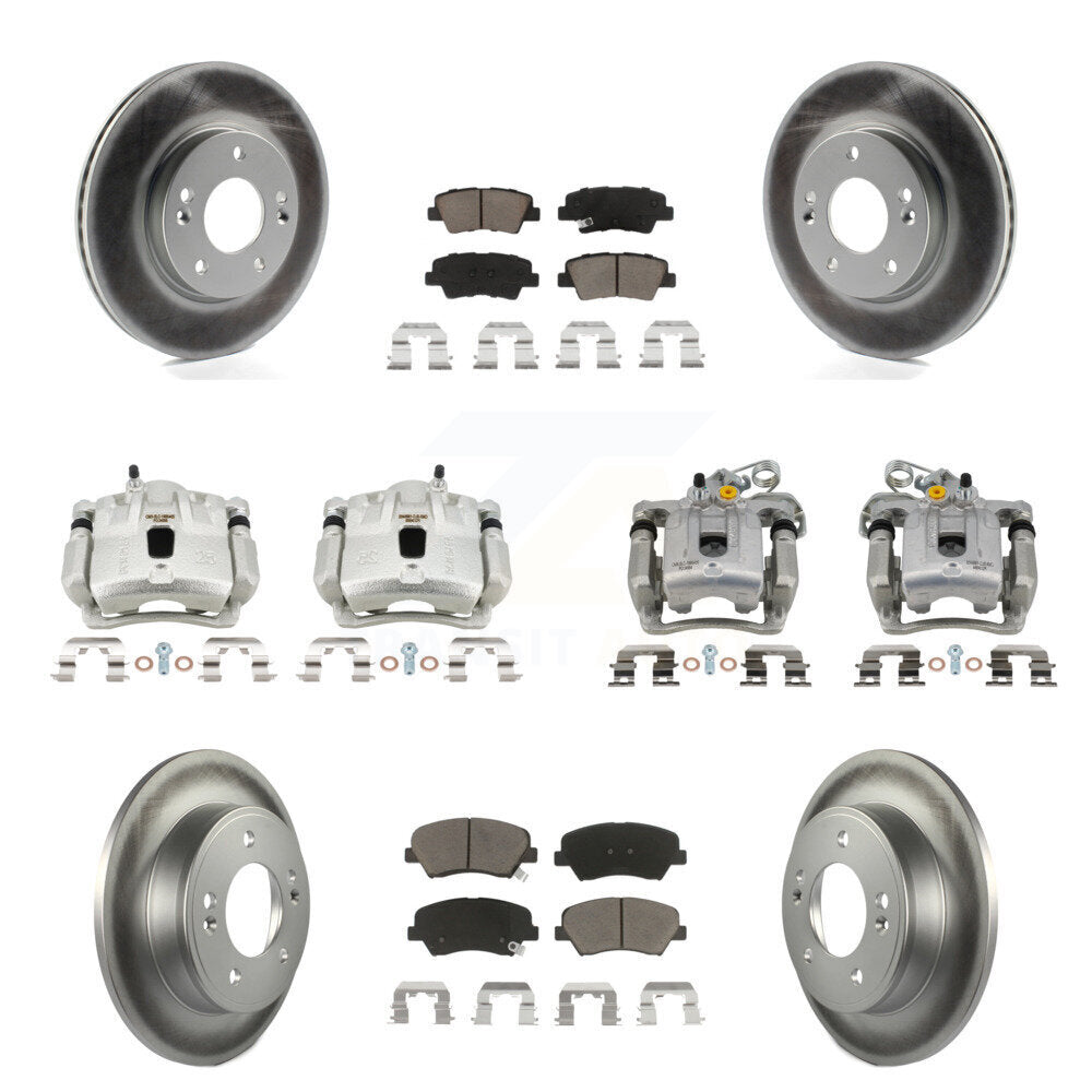 Transit Auto KCG-100879C Disc Brake Kit for 2011-2012 Hyundai Elantra - Front and Rear product image