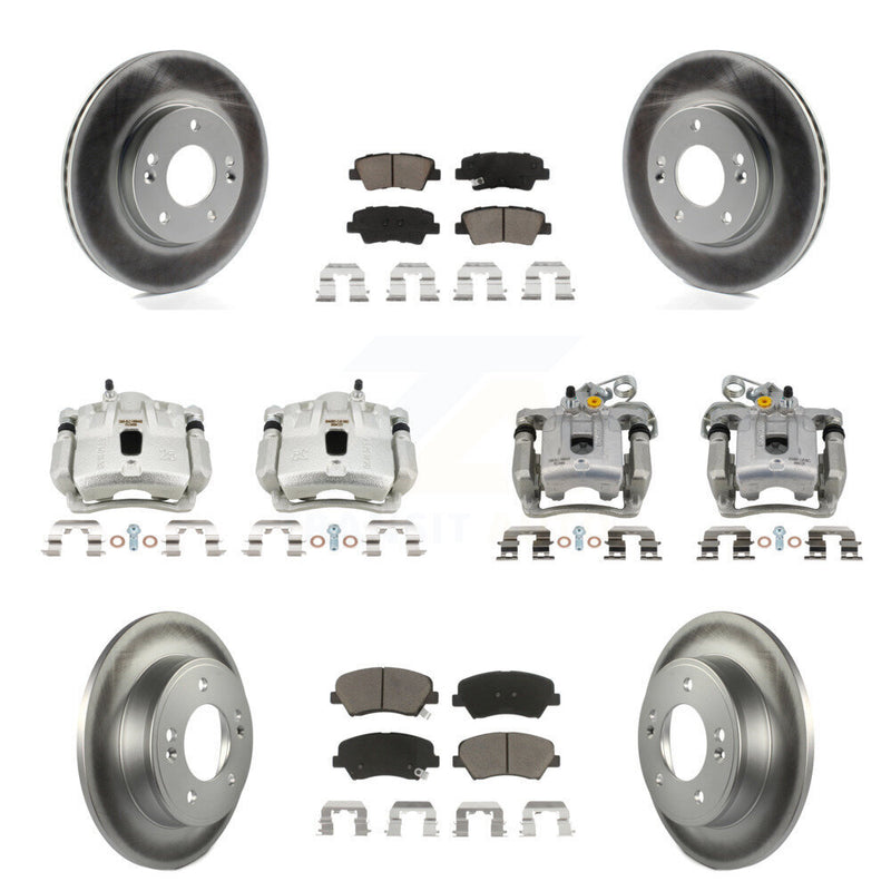 Transit Auto KCG-100879C Disc Brake Kit for 2011-2012 Hyundai Elantra - Front and Rear product image