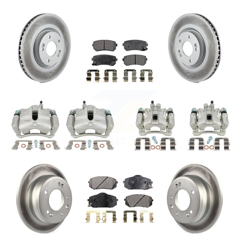 Transit Auto KCG-100879T Disc Brake Kit for 2015 Hyundai Tucson - Front and Rear product image