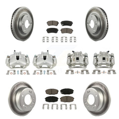 Transit Auto KCG-100880C Disc Brake Kit for 2009-2012 Hyundai Elantra - Front and Rear product image