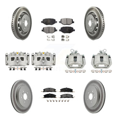 Transit Auto KCG-100880P Disc Brake Kit for 2013-2019 Ford Taurus, Ford Explorer, Lincoln MKS & more - Front and Rear product image