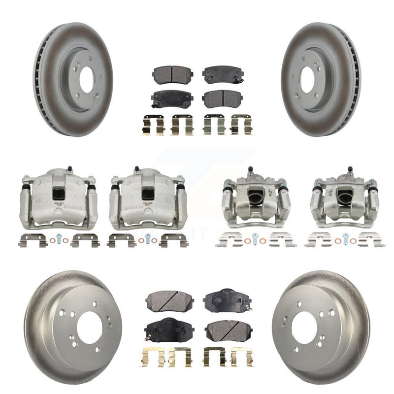 Transit Auto KCG-100881T Disc Brake Kit for 2016 Kia Sportage - Front and Rear product image