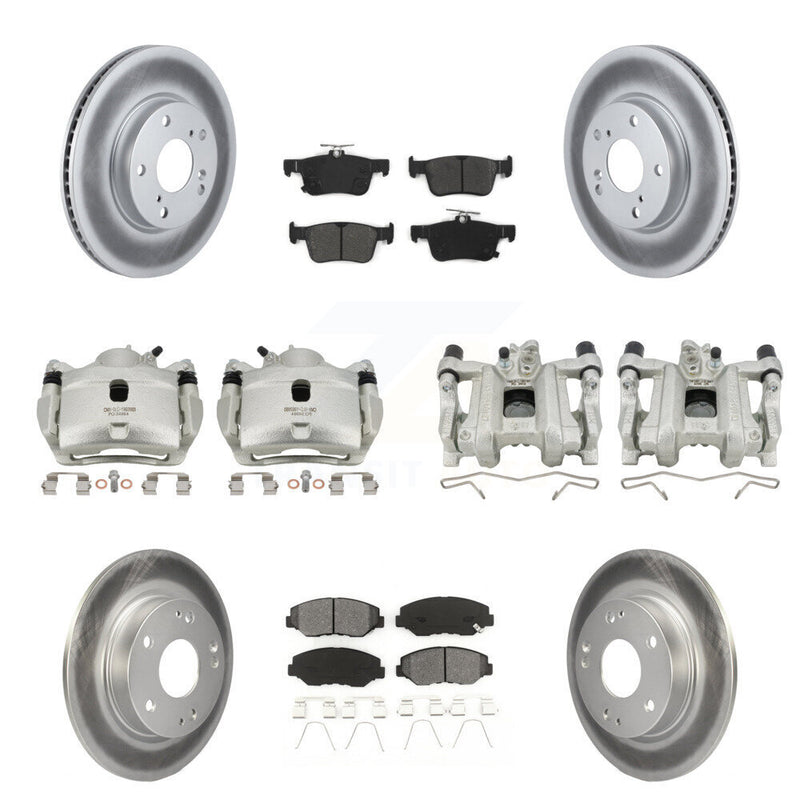 Transit Auto KCG-100883S Disc Brake Kit for 2016-2021 Honda Civic - Front and Rear product image