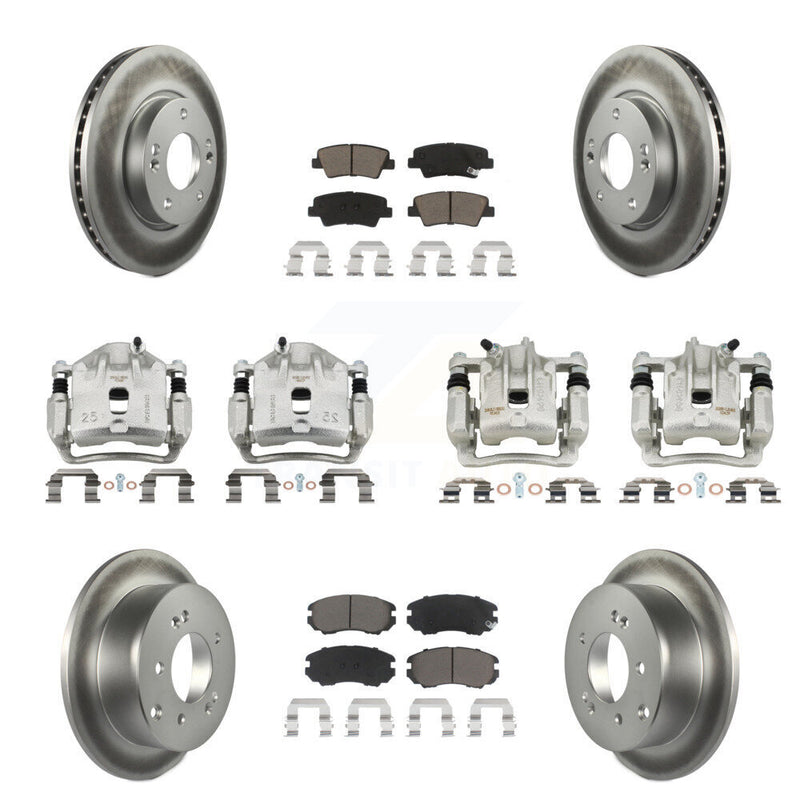 Transit Auto KCG-100884C Disc Brake Kit for 2012-2013 Kia Soul - Front and Rear product image