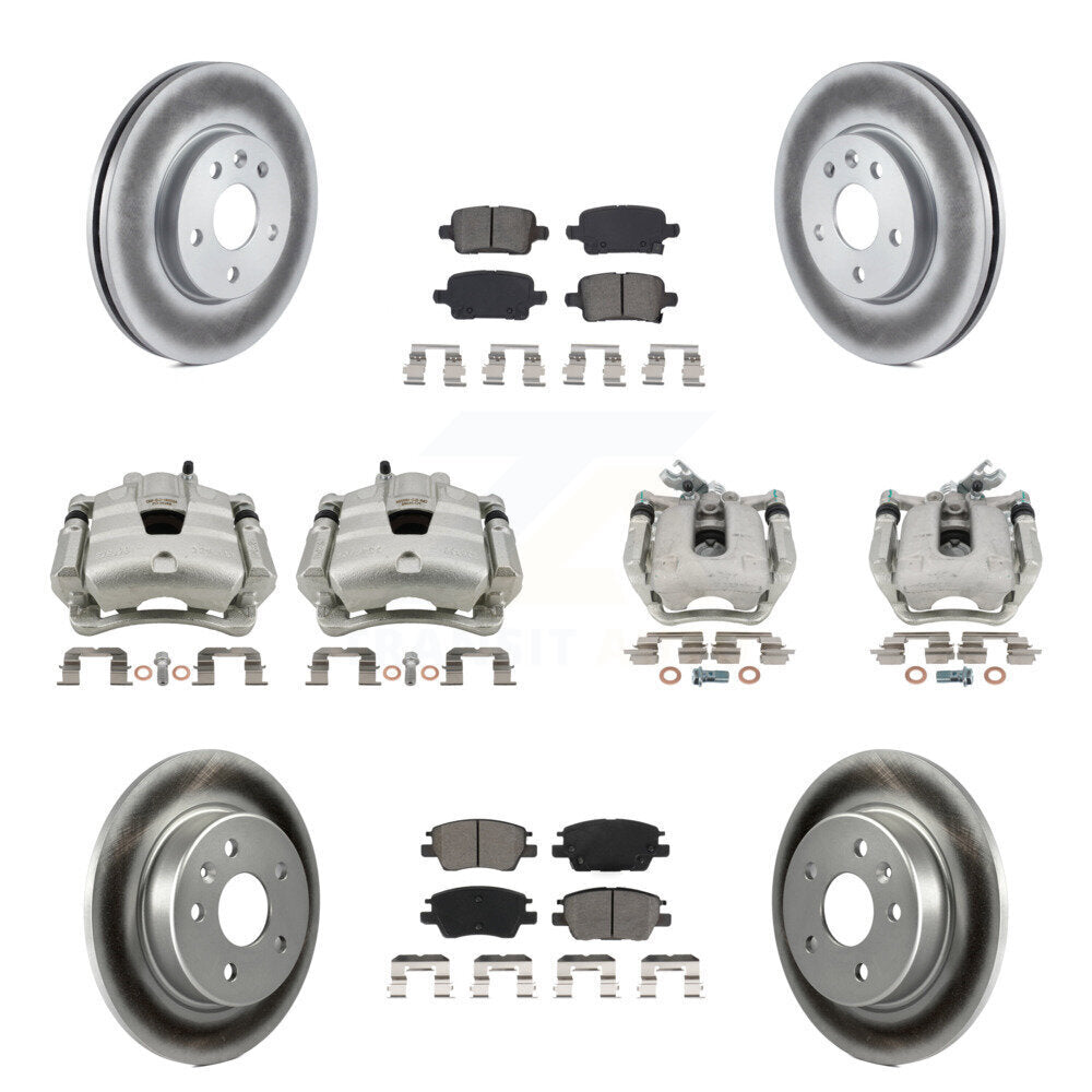 Transit Auto KCG-100884S Disc Brake Kit for 2017-2019 Chevrolet Cruze - Front and Rear product image
