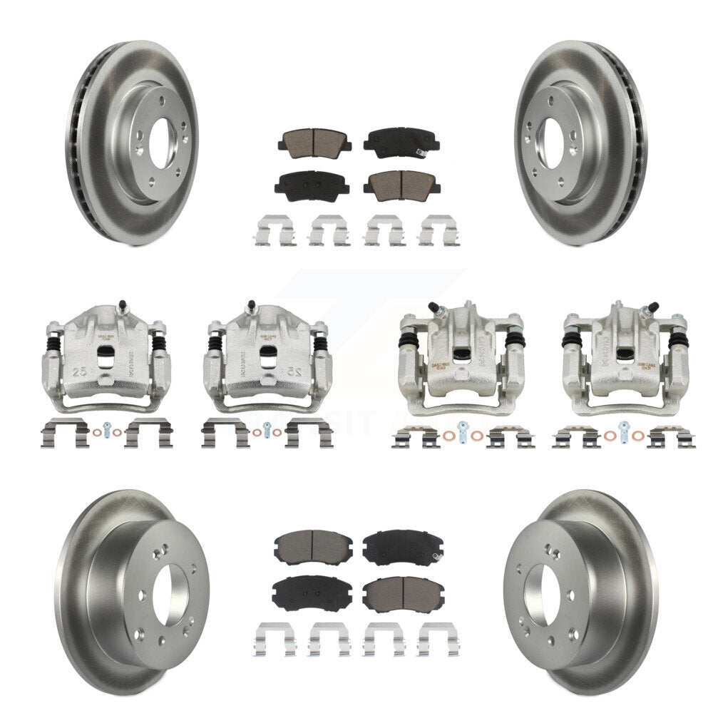 Transit Auto KCG-100885C Disc Brake Kit for 2010-2011 Kia Soul - Front and Rear product image