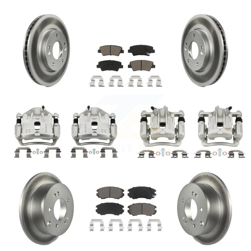 Transit Auto KCG-100885C Disc Brake Kit for 2010-2011 Kia Soul - Front and Rear product image