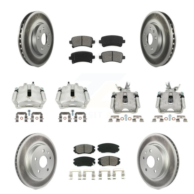 Transit Auto KCG-100885S Disc Brake Kit for 2016 Chevrolet Malibu Limited - Front and Rear product image