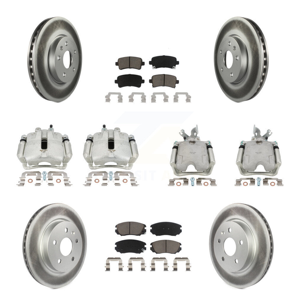 Transit Auto KCG-100886C Disc Brake Kit for 2010-2011 Buick Allure, Buick LaCrosse - Front and Rear product image