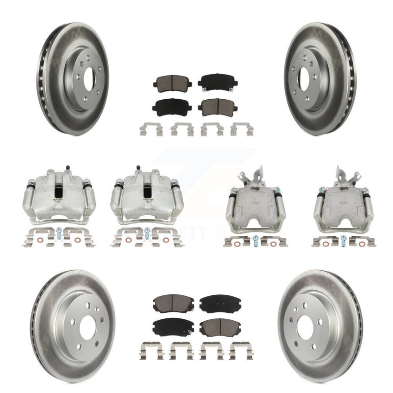 Transit Auto KCG-100886C Disc Brake Kit for 2010-2011 Buick Allure, Buick LaCrosse - Front and Rear product image