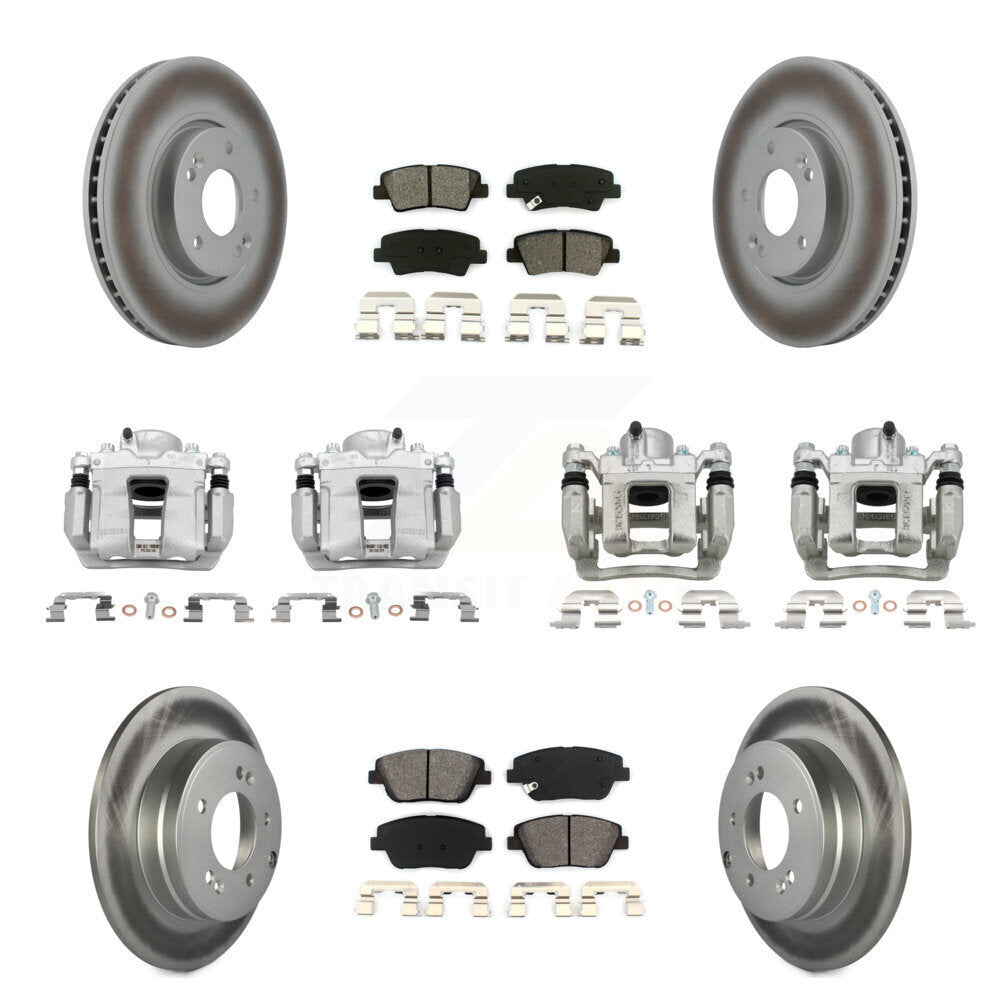 Transit Auto KCG-100886S Disc Brake Kit for 2011-2015 Hyundai Sonata, Kia Optima - Front and Rear product image