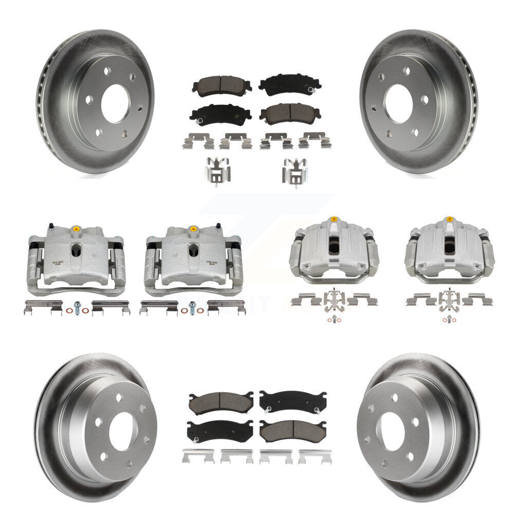 Transit Auto KCG-100887C Disc Brake Kit for 1999-2005 Chevrolet Astro, GMC Safari, Chevrolet Silverado 1500 & more - Front and Rear product image