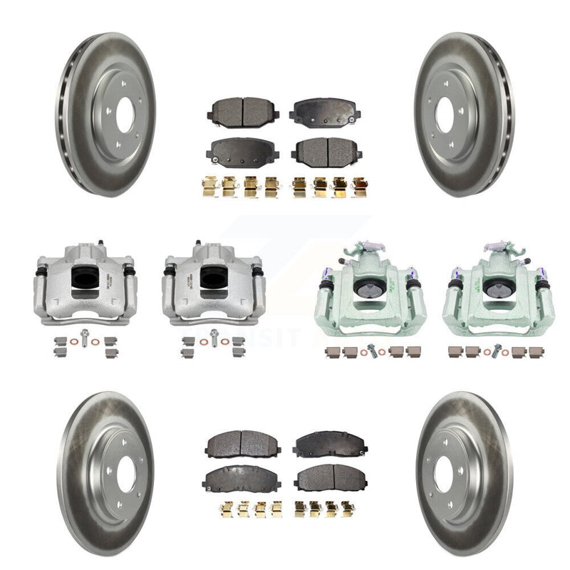 Transit Auto KCG-100887P Disc Brake Kit for 2012 Ram C/V - Front and Rear product image
