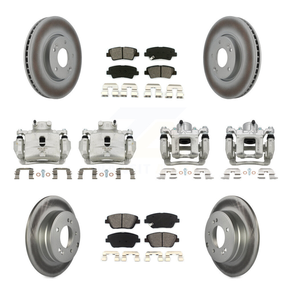 Transit Auto KCG-100887S Disc Brake Kit for 2014 Hyundai Sonata - Front and Rear product image