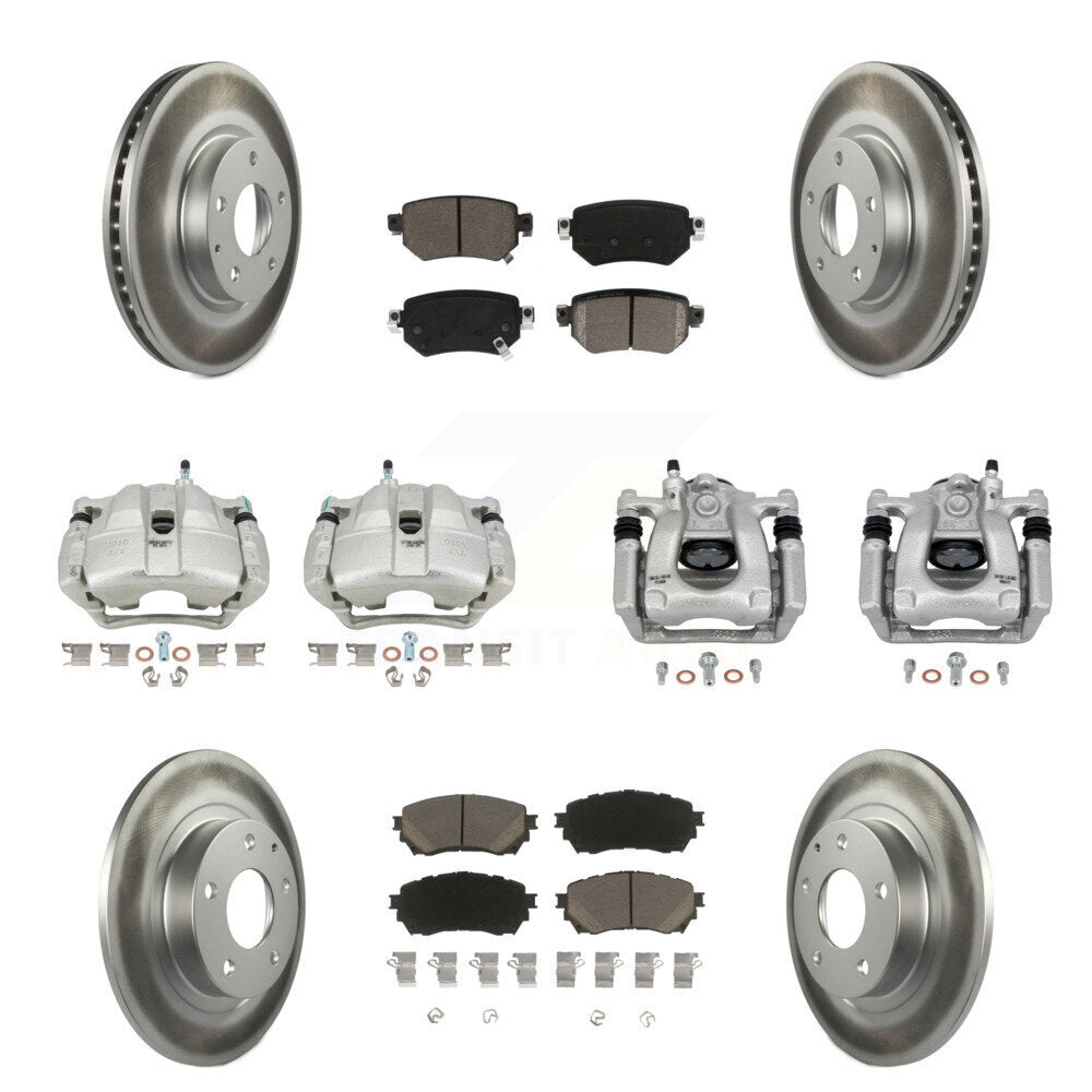 Transit Auto KCG-100888C Disc Brake Kit for 2016-2018 Mazda 6 - Front and Rear product image