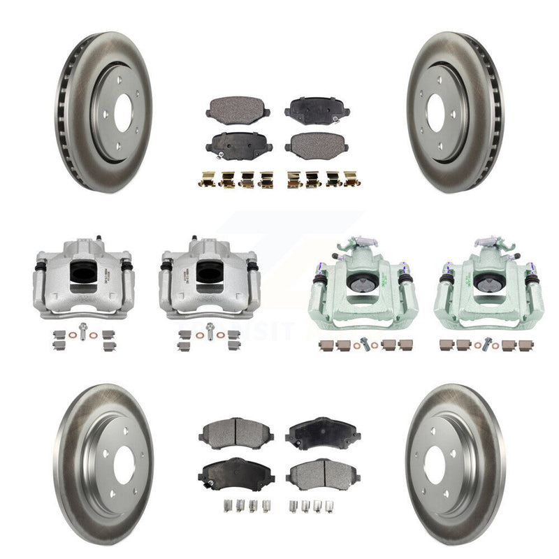 Transit Auto KCG-100889P Disc Brake Kit for 2012 Ram C/V - Front and Rear product image