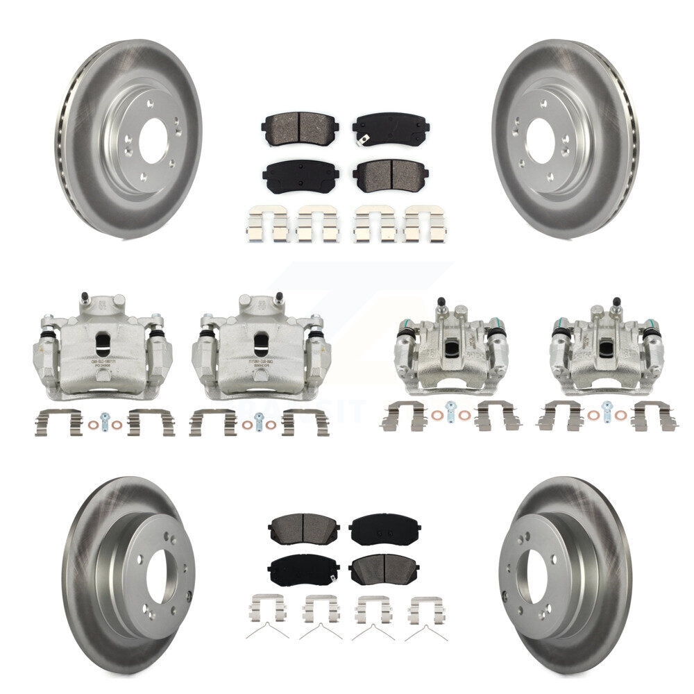 Transit Auto KCG-100889S Disc Brake Kit for 2015 Hyundai Sonata - Front and Rear product image