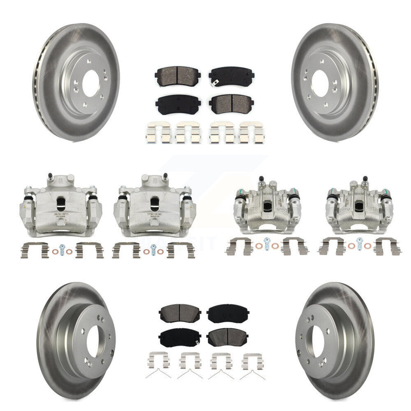 Transit Auto KCG-100889S Disc Brake Kit for 2015 Hyundai Sonata - Front and Rear product image