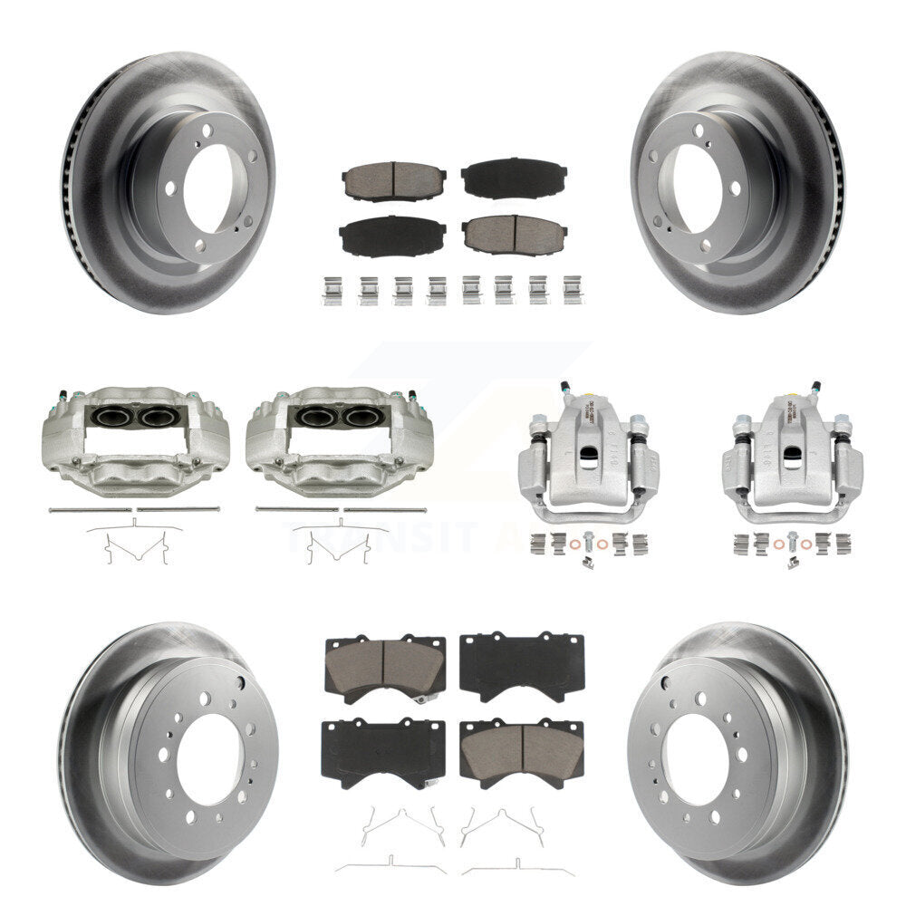 Transit Auto KCG-100890C Disc Brake Kit for 2007-2016 Toyota Sequoia, Toyota Tundra - Front and Rear product image