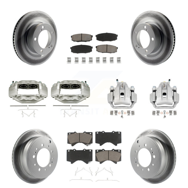 Transit Auto KCG-100890C Disc Brake Kit for 2007-2016 Toyota Sequoia, Toyota Tundra - Front and Rear product image