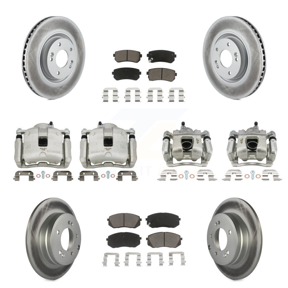 Transit Auto KCG-100891C Disc Brake Kit for 2016 Hyundai Tucson - Front and Rear product image