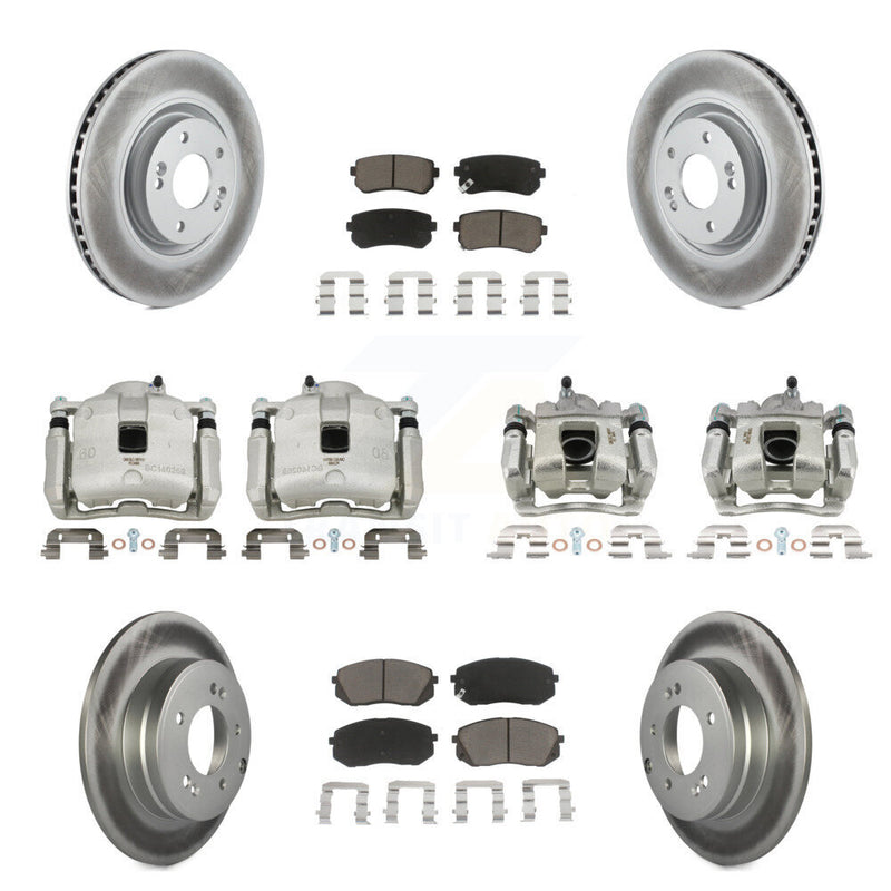 Transit Auto KCG-100891C Disc Brake Kit for 2016 Hyundai Tucson - Front and Rear product image