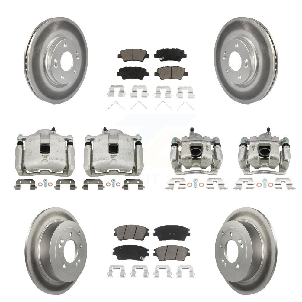 Transit Auto KCG-100892C Disc Brake Kit for 2016-2021 Hyundai Tucson, Kia Sportage - Front and Rear product image