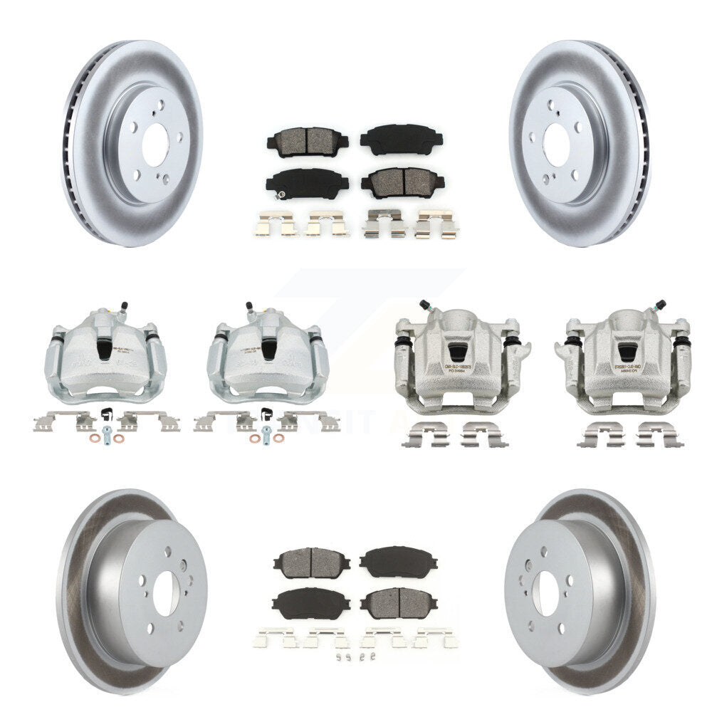 Transit Auto KCG-100892S Disc Brake Kit for 2004-2010 Toyota Sienna - Front and Rear product image