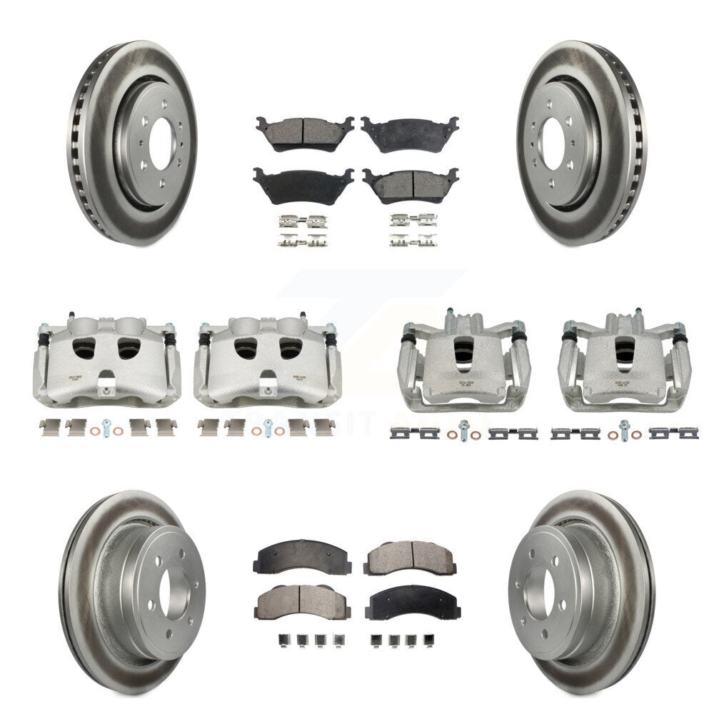 Transit Auto KCG-100892T Disc Brake Kit for 2012-2017 Ford F-150 - Front and Rear product image