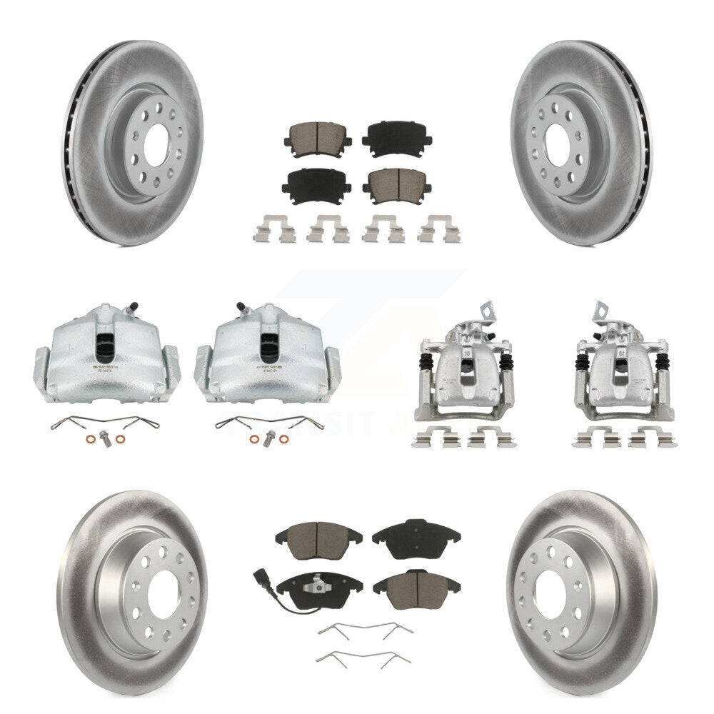Transit Auto KCG-100893C Disc Brake Kit for 2012 Volkswagen CC - Front and Rear product image