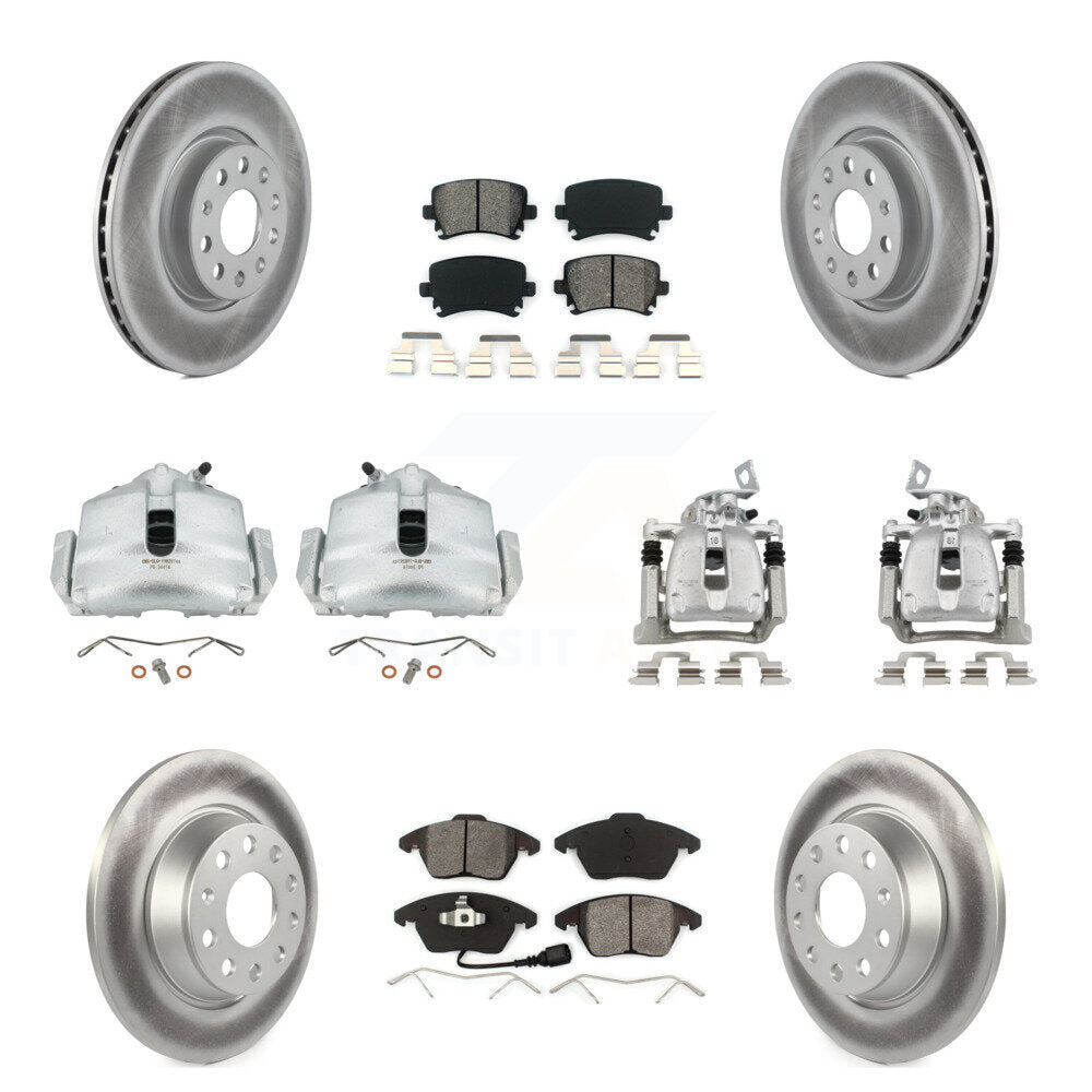 Transit Auto KCG-100893S Disc Brake Kit for 2012 Volkswagen CC - Front and Rear product image