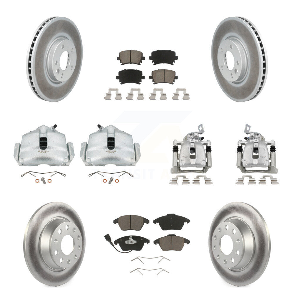 Transit Auto KCG-100894C Disc Brake Kit for 2012 Volkswagen CC - Front and Rear product image