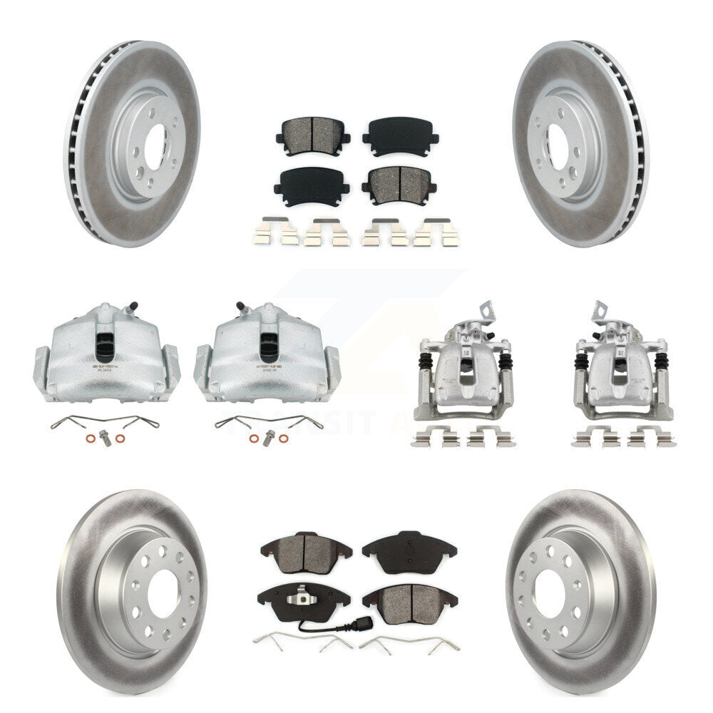 Transit Auto KCG-100894S Disc Brake Kit for 2012 Volkswagen CC - Front and Rear product image