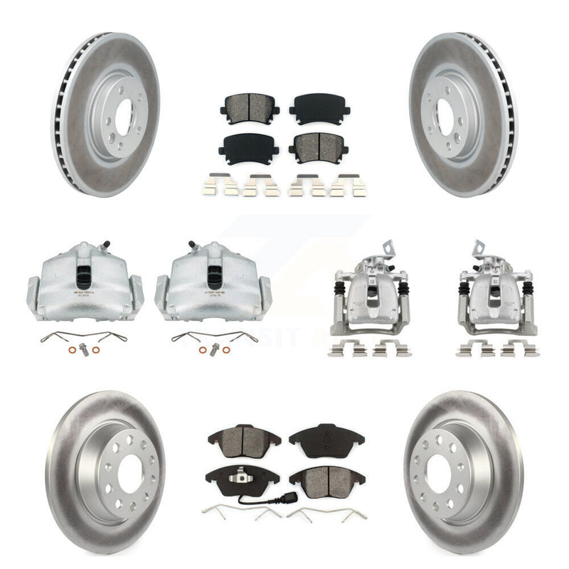 Transit Auto KCG-100894S Disc Brake Kit for 2012 Volkswagen CC - Front and Rear product image