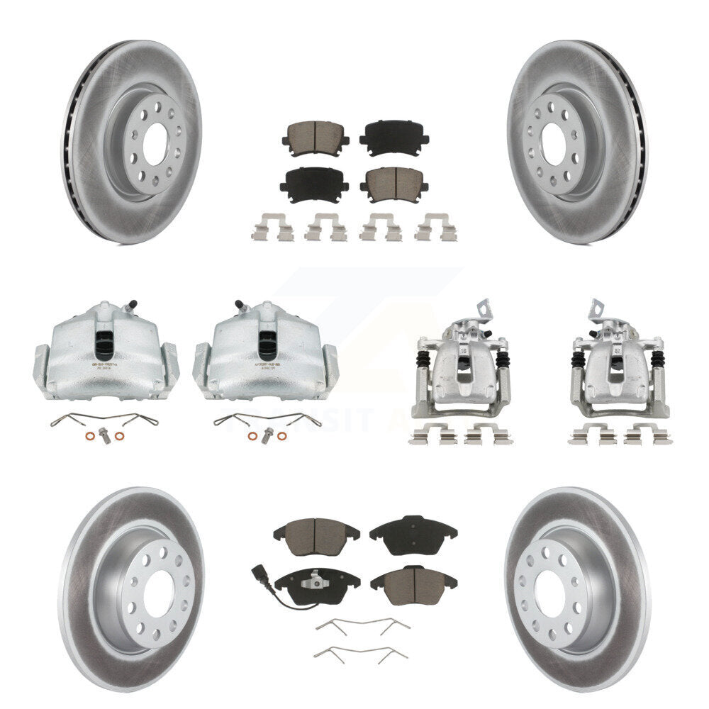 Transit Auto KCG-100895C Disc Brake Kit for 2008 Volkswagen Passat - Front and Rear product image