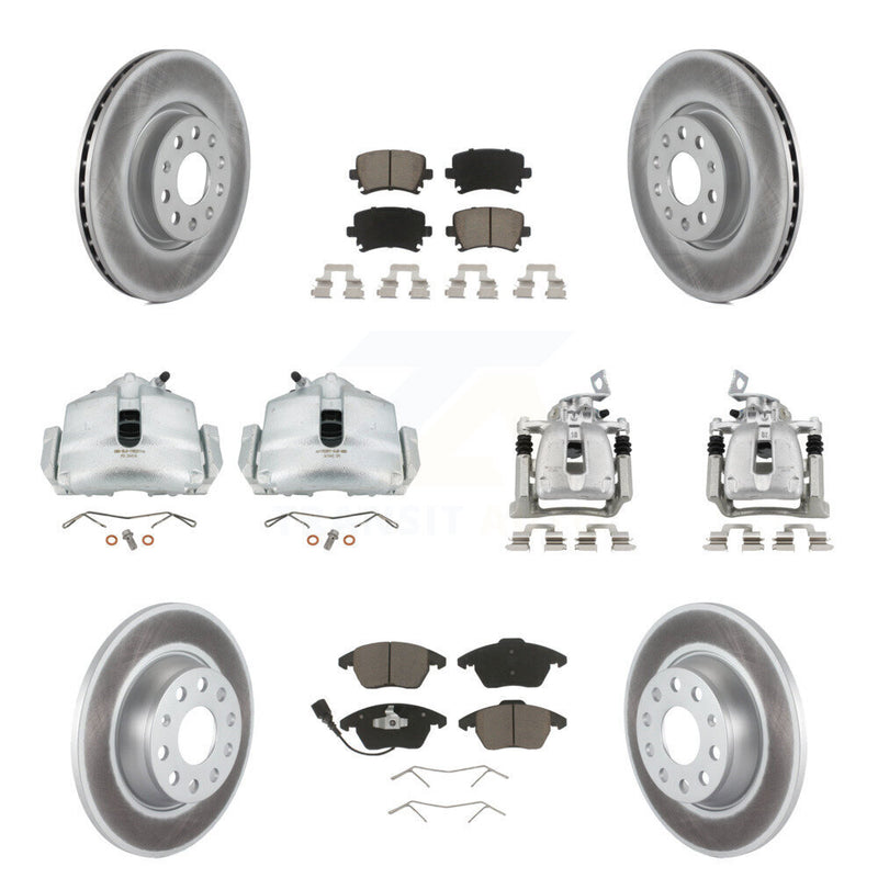 Transit Auto KCG-100895C Disc Brake Kit for 2008 Volkswagen Passat - Front and Rear product image