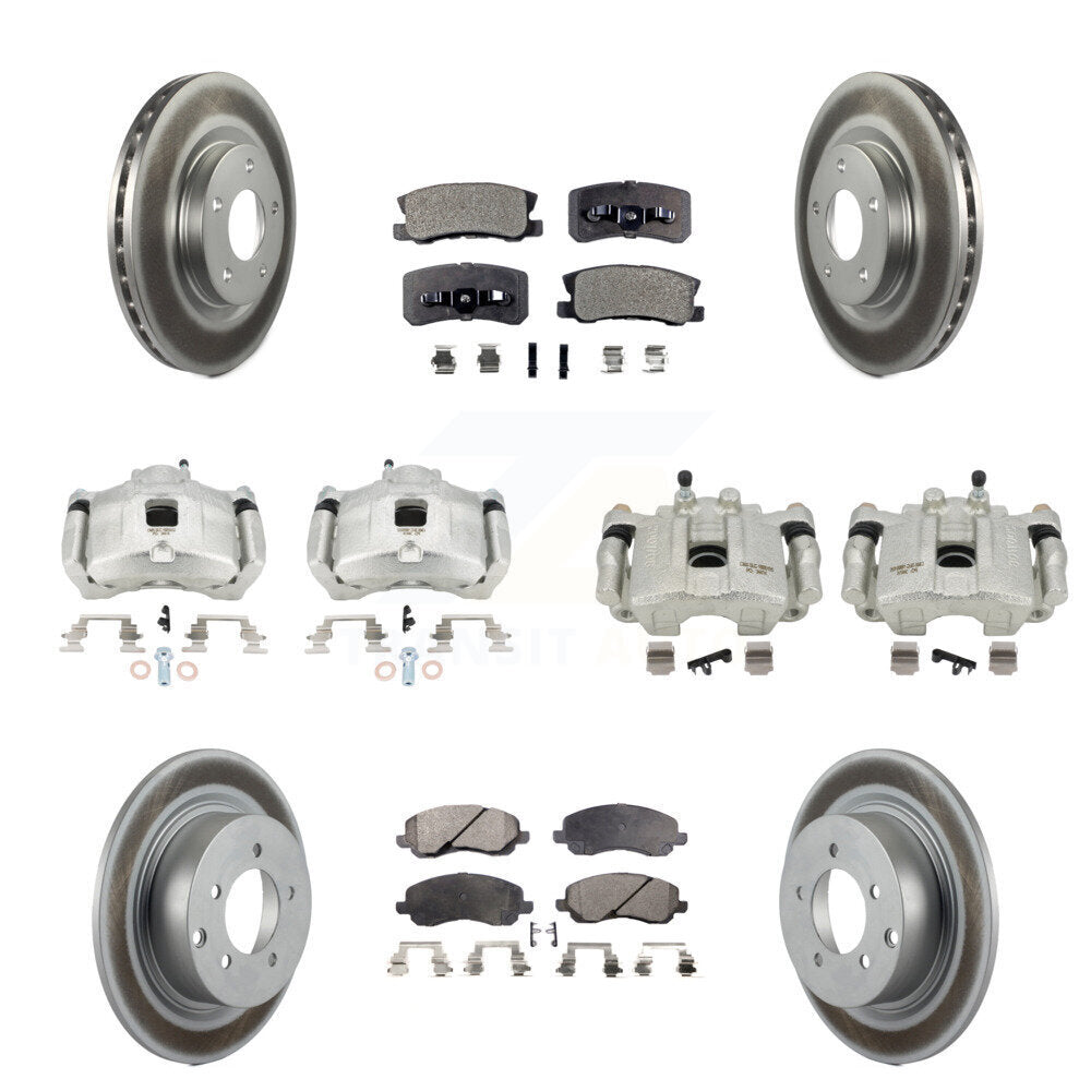 Transit Auto KCG-100895P Disc Brake Kit for 2007-2017 Chrysler 200, Dodge Avenger, Chrysler Sebring & more - Front and Rear product image