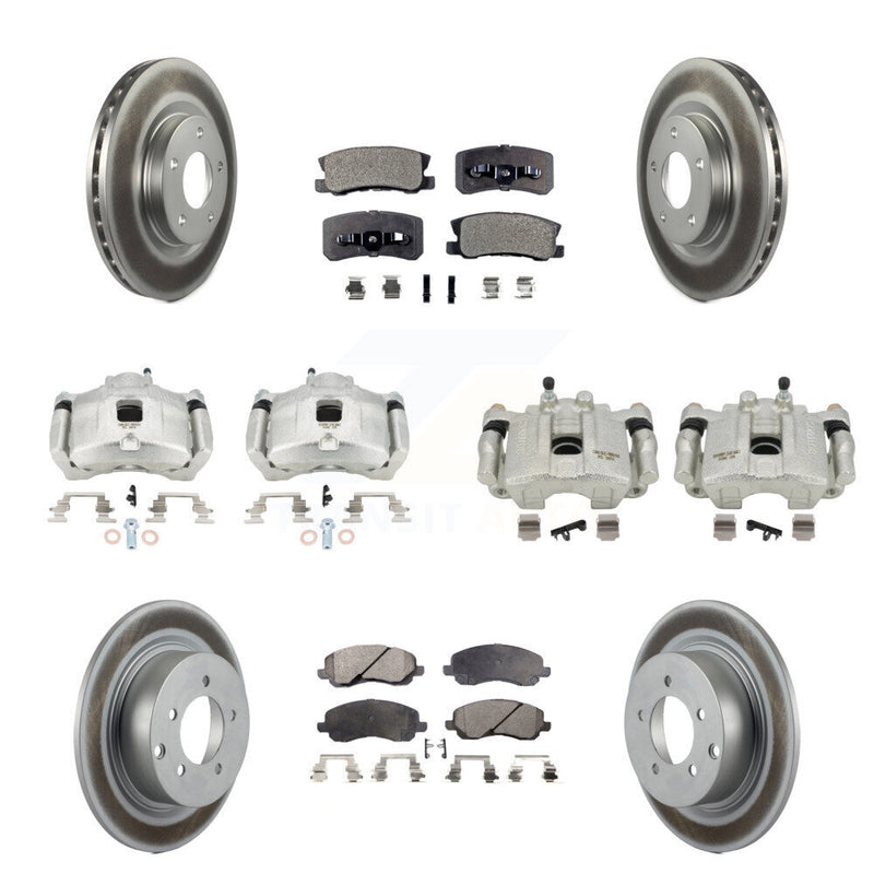 Transit Auto KCG-100895P Disc Brake Kit for 2007-2017 Chrysler 200, Dodge Avenger, Chrysler Sebring & more - Front and Rear product image