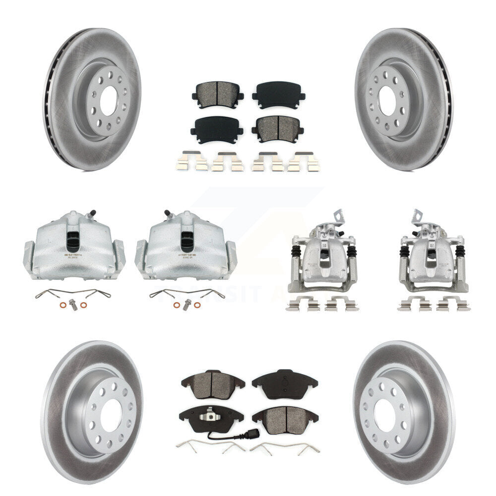 Transit Auto KCG-100895S Disc Brake Kit for 2008 Volkswagen Passat - Front and Rear product image