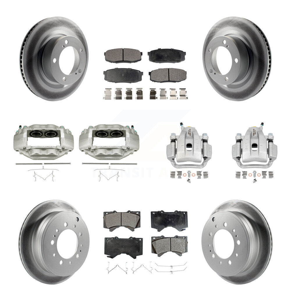 Transit Auto KCG-100895T Disc Brake Kit for 2007-2016 Toyota Sequoia, Toyota Tundra - Front and Rear product image