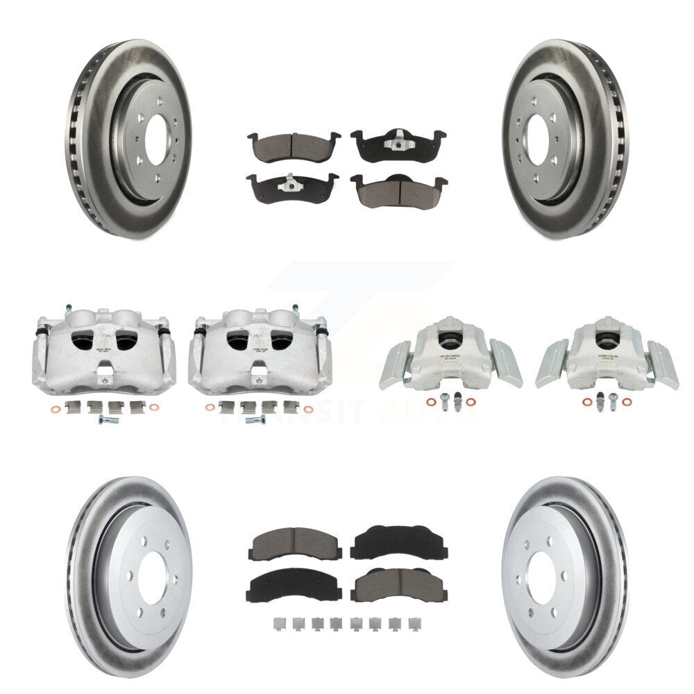 Transit Auto KCG-100896C Disc Brake Kit for 2010-2017 Ford Expedition, Lincoln Navigator - Front and Rear product image