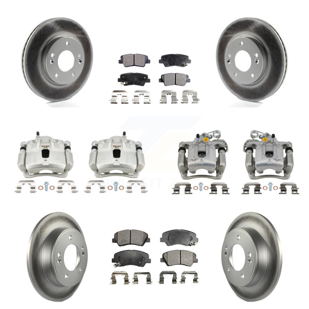 Transit Auto KCG-100896T Disc Brake Kit for 2011-2012 Hyundai Elantra - Front and Rear product image
