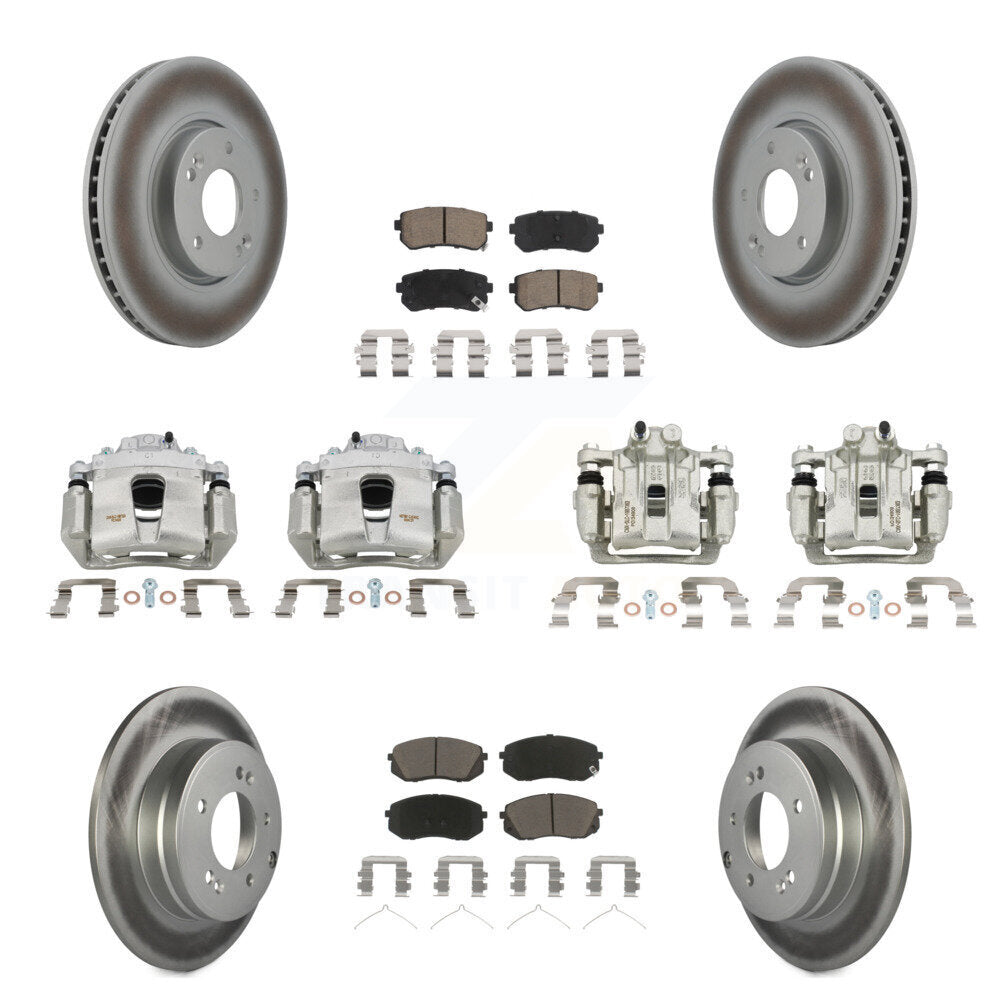 Transit Auto KCG-100897C Disc Brake Kit for 2016 Hyundai Sonata - Front and Rear product image