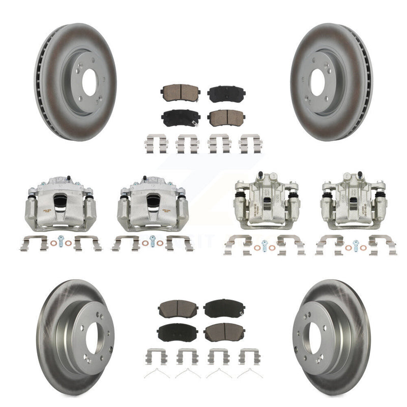 Transit Auto KCG-100897C Disc Brake Kit for 2016 Hyundai Sonata - Front and Rear product image
