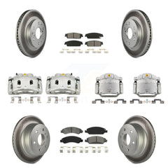 Transit Auto KCG-100897S Disc Brake Kit for 2008-2014 Chevrolet Silverado 1500, Cadillac Escalade, Cadillac Escalade ESV & more - Front and Rear product image