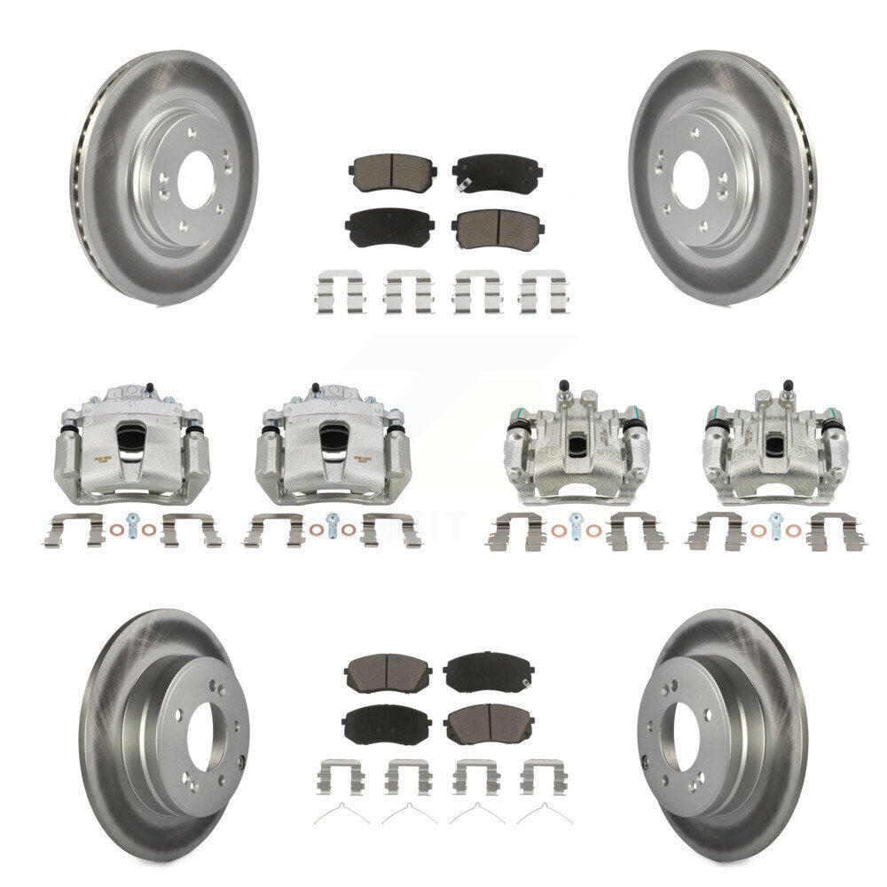 Transit Auto KCG-100898C Disc Brake Kit for 2016 Hyundai Sonata - Front and Rear product image