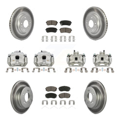 Transit Auto KCG-100898C Disc Brake Kit for 2016 Hyundai Sonata - Front and Rear product image