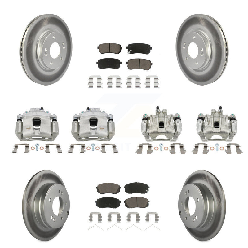 Transit Auto KCG-100898C Disc Brake Kit for 2016 Hyundai Sonata - Front and Rear product image