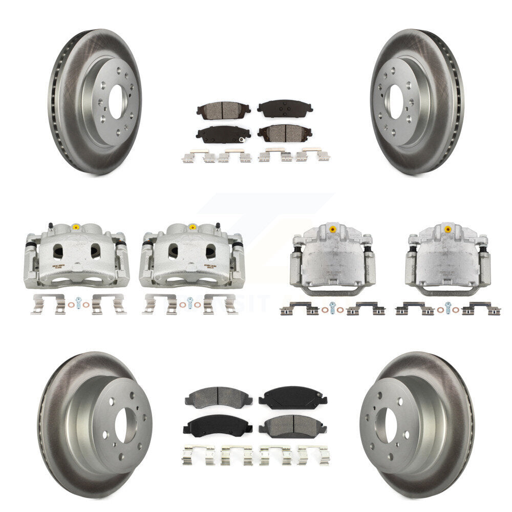 Transit Auto KCG-100898S Disc Brake Kit for 2014-2020 Chevrolet Suburban, Cadillac Escalade, Cadillac Escalade ESV & more - Front and Rear product image